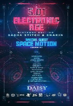 Electronic Age / Birthday party Enakin & Sasha Stitch
