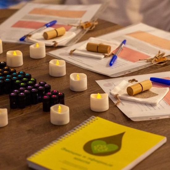 Мастер-класс “Создание ресурсного аромата” из натуральных «премиальных» эфирных масел